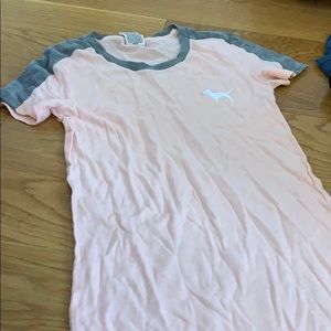 A baby pink shirt